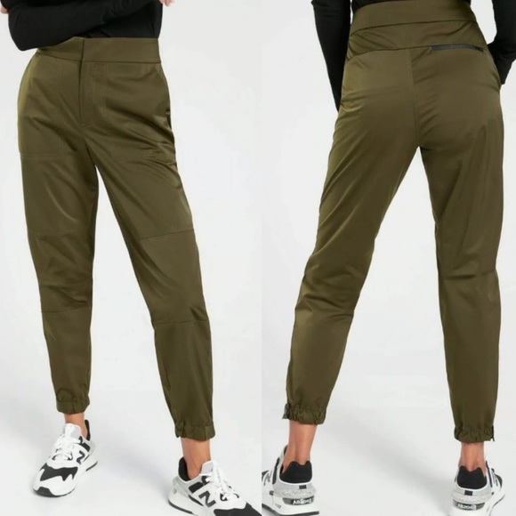 Athleta Pants - NWT Radiant Jogger Olive Colored Petite
